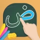 الأبجدية العربية ،كتابة الحروف icon