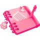 Diário com uma fechadura icon