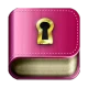 Diary with lock password icon