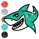 Baby Shark Glitter Coloring icon