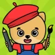 어린이 색칠 및 그리기 게임 - Kids Doodle icon