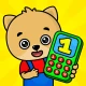 Baby telefoon kinderspelletjes icon