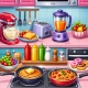 Kitchen Set Chef Cooking Games icon
