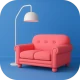 تصميم داخلي بالذكاء - Interio icon