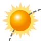 Posição do Sol e da Lua icon