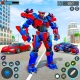 Robot Transform War Car Games icon