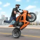 Motorrad-Stunt-Wheelie-Spiel icon