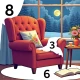 Interior Color by Number Book icon