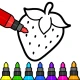 Disegna e colora per bambini icon