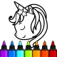 Bambini Giochi con Unicorni icon