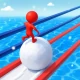 Snow Race 3D: Fun Ball Racing icon