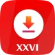 XXVI Video Downloader & Player icon