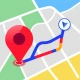 GPS, mapas, navegação por voz icon