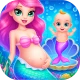 Mermaid Mommy Baby Care Game icon