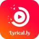 Lyrical.ly Status Video Maker icon