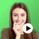 Video su sticker icon