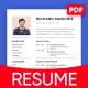 Resume Maker: CV maker PDF icon