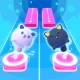 Two Cats:고양이 리듬 게임, 댄스 피아노 타일 icon