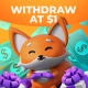 Scrambly: Spiele & Geld App icon