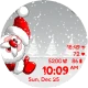 Santa Christmas Snowing icon