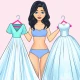 لعبة تلبيس الدمى ملصق DIY icon