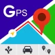 GPS طريق مكتشف الملاحة icon