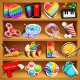 Minigiochi e giocatt rilassan icon