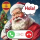 videollamada papa noel español icon