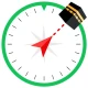 بوصلة القبلة・اتجاه الصلاة icon