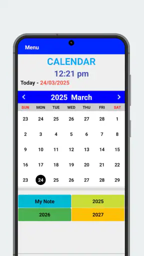 تقويم 2025 screenshot