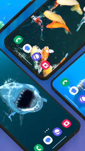 3D Fish Tank Live Wallpaper screenshot