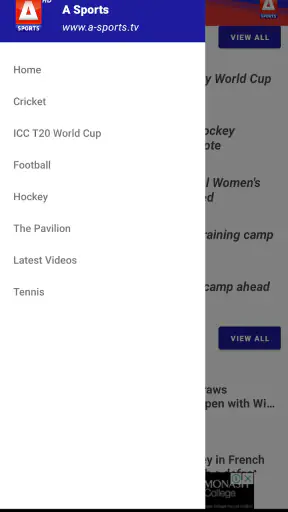 A Sports screenshot