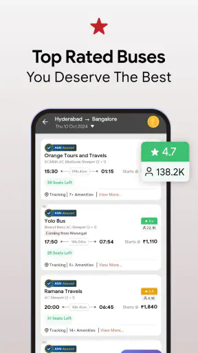 AbhiBus Bus Ticket Booking App screenshot