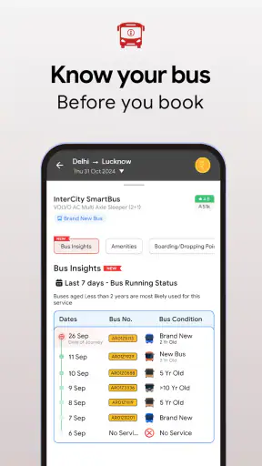 AbhiBus Bus Ticket Booking App screenshot