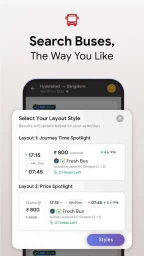AbhiBus Bus Ticket Booking App screenshot