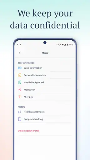 Ada – check your health screenshot