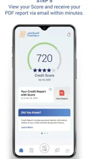 AECB CreditReport screenshot