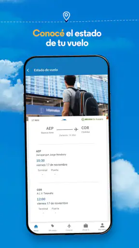 Aerolíneas Argentinas screenshot