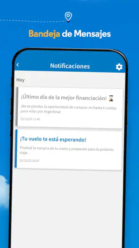 Aerolíneas Argentinas screenshot