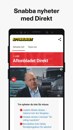 Aftonbladet Nyheter screenshot