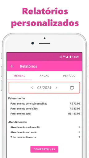 Agenda Designer de Sobrancelha screenshot