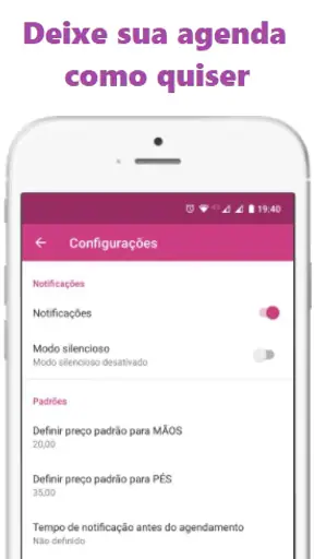 Agenda para Manicure App screenshot