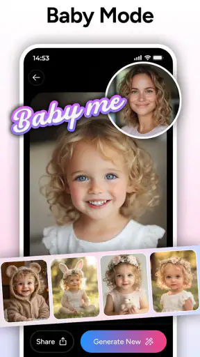 AI Baby Generator - TinyFaces screenshot
