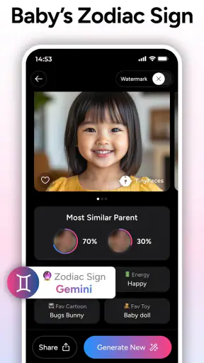 AI Baby Generator - TinyFaces screenshot