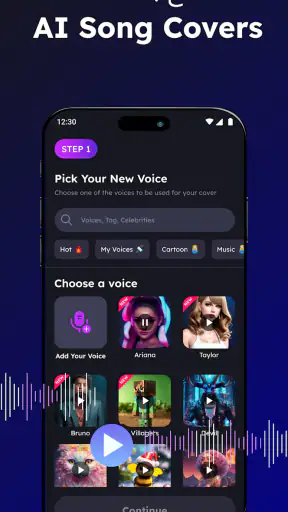 AI Music Cover & Song Creator screenshot