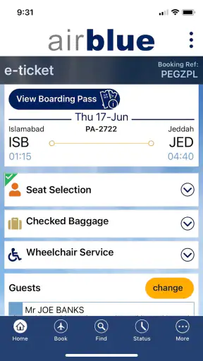 Airblue screenshot