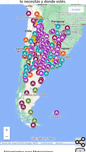 Alojamientos motoviajeros Arg screenshot