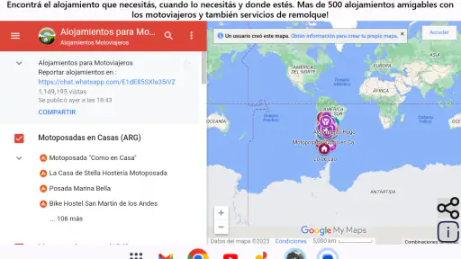 Alojamientos motoviajeros Arg screenshot