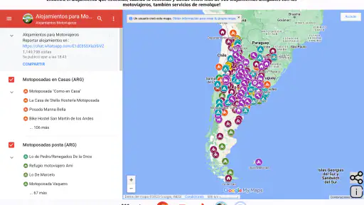 Alojamientos motoviajeros Arg screenshot