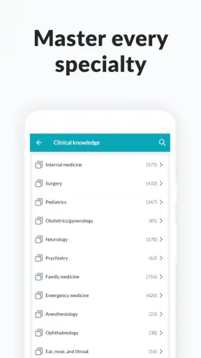 AMBOSS Knowledge Library screenshot